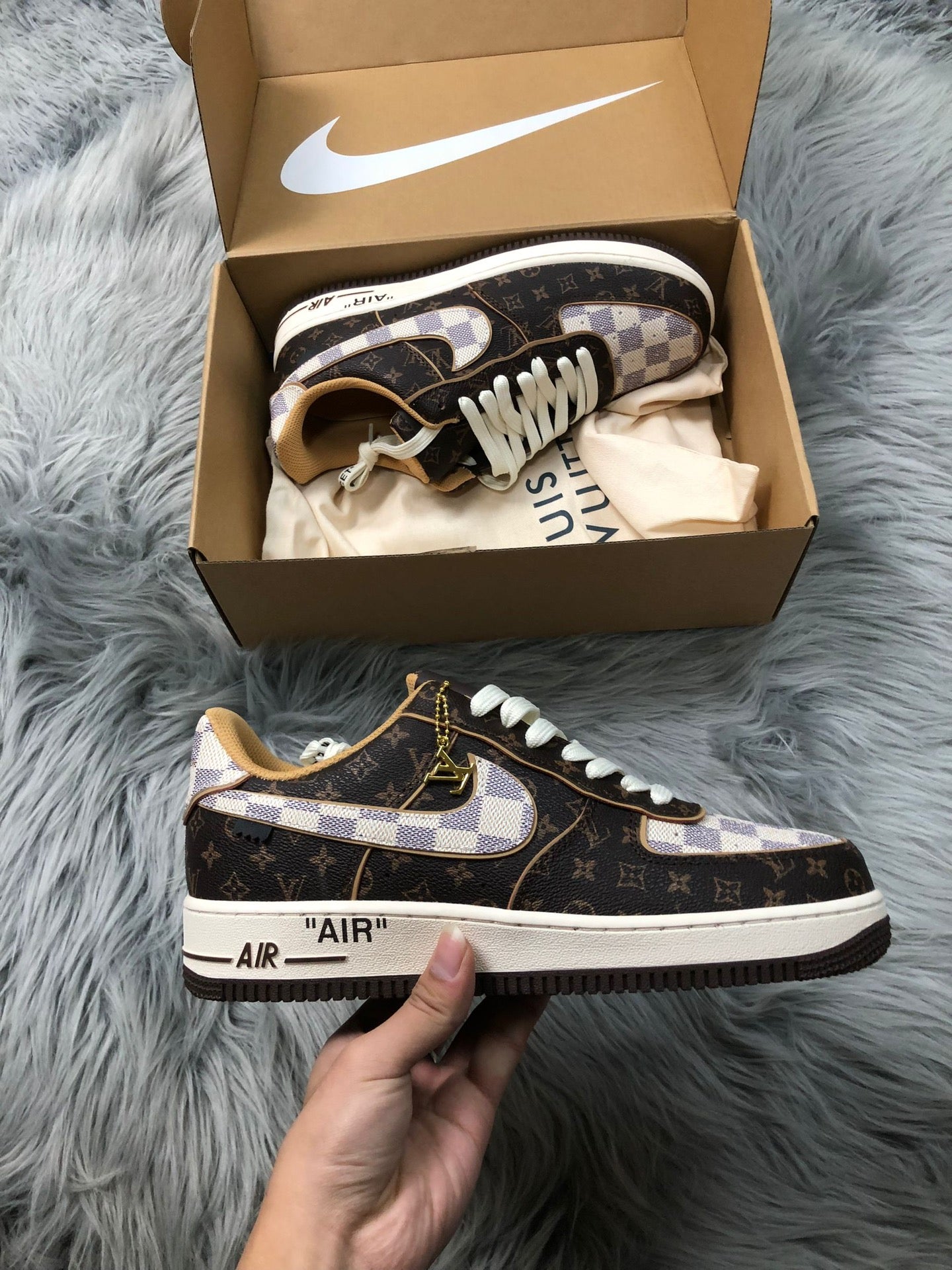 Nike Air Force 1 style Louis Vuitton ✨👟