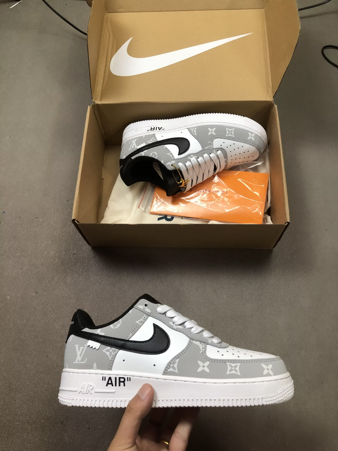 Nike Air Force 1 style Louis Vuitton ✨👟