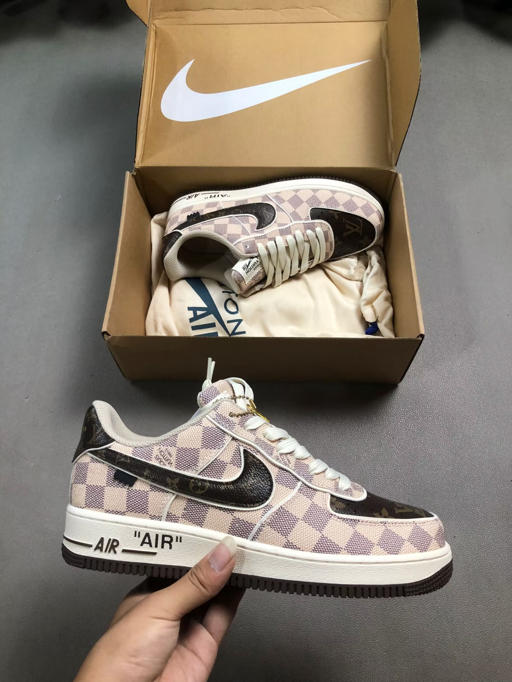 Nike Air Force 1 style Louis Vuitton ✨👟