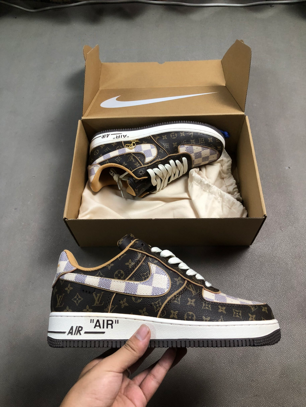 Nike Air Force 1 style Louis Vuitton ✨👟
