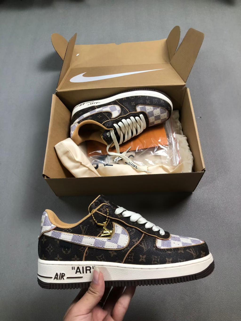 Nike Air Force 1 style Louis Vuitton ✨👟