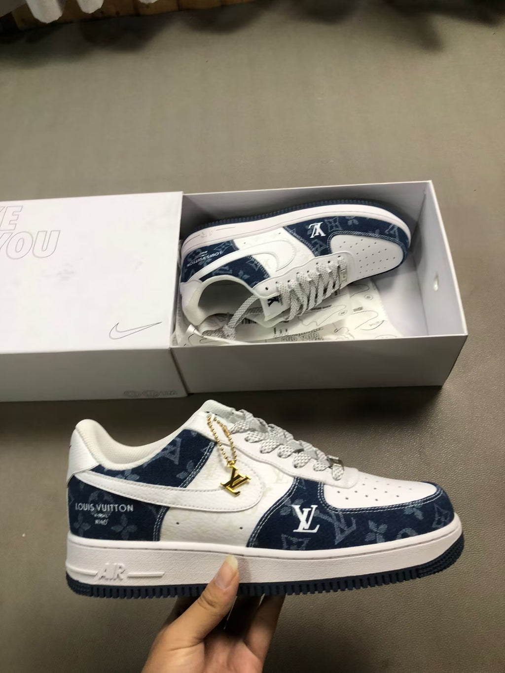 Nike Air Force 1 style Louis Vuitton ✨👟