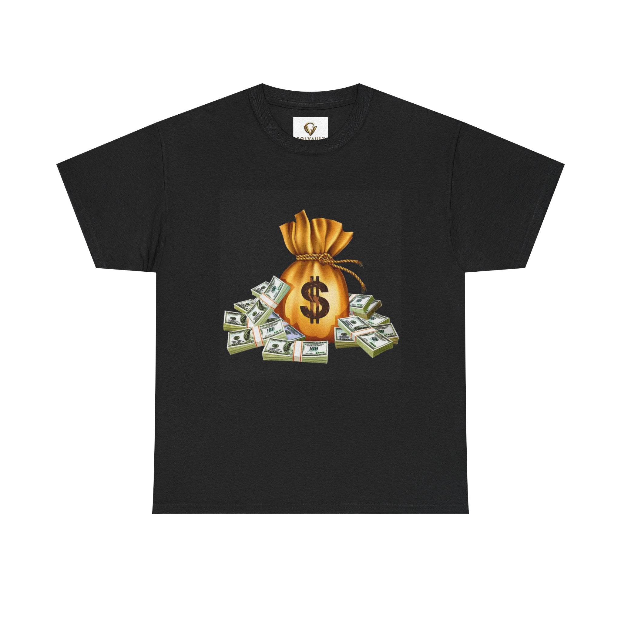 Money Bag and Cash Graphic T-Shirt | I Love Music More Than People Tee