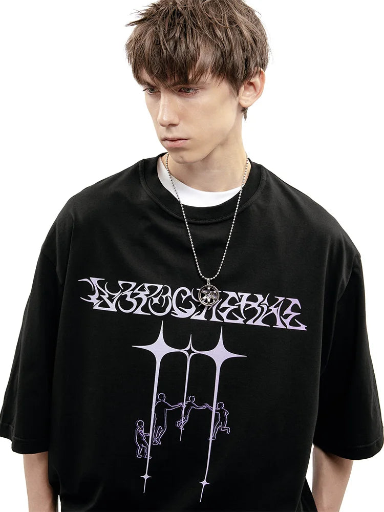 Men Tshirt Взросление Tour Graphic 100% Cotton Oversized Tops Short Sleeves Tee Y2k Streetwear Harajuku Vintage Unisex Clothing
